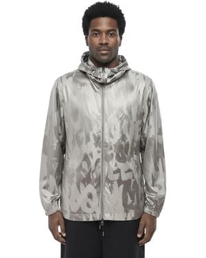 McQueen Printed Regular Jacket - Gray