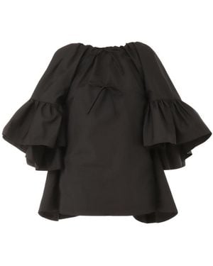 MERYLL ROGGE Off Shoulder Top - Black