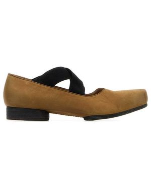 Uma Wang Leather Ballet Flats - White