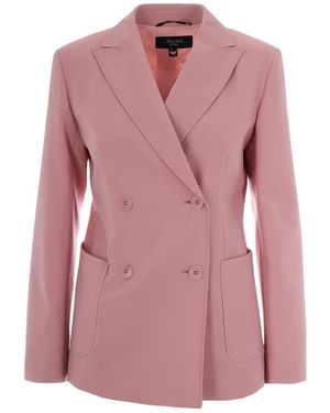 Weekend by Maxmara Peaked Lapel Blazer - Pink