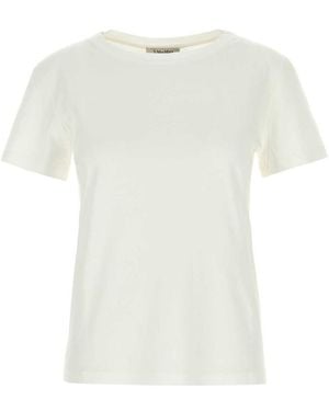 Max Mara Crew Neck T-Shirt - White
