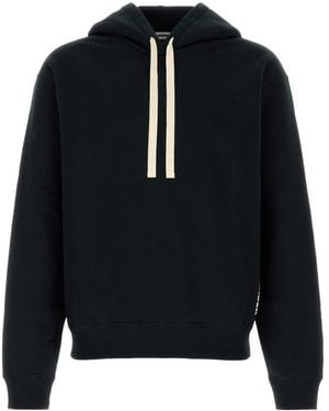 Jil Sander Regular Solid Hoodie - Black