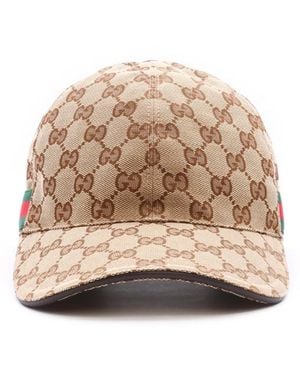 Gucci Signature Logo Baseball Cap - Natural
