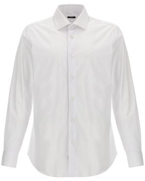 Barba Napoli Cotton Shirt - White