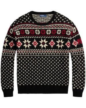 Polo Ralph Lauren Snowflake Sweater - Black