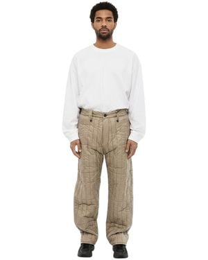 Woolrich Relaxed Quilted Pants - Natural