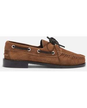 Aeyde Suede Loafers - Brown