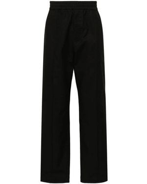 Valentino Straight Elasticated Trousers - Black