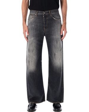 Acne Studios Relaxed Mid Rise Jeans - Black