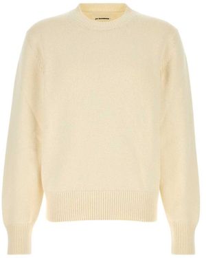 Jil Sander Crew Neck Sweater - Natural