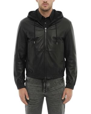 DIESEL Regular Hood Jacket - Black