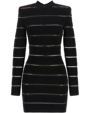 Balmain Bodycon Dress - Black