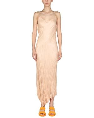 Philipp Plein Light Scoop Neck Maxi Dress - White