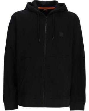 BOSS Zip Up Hoodie - Black