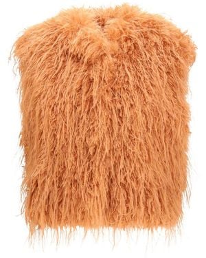 forte_forte Furr Blazer - Orange