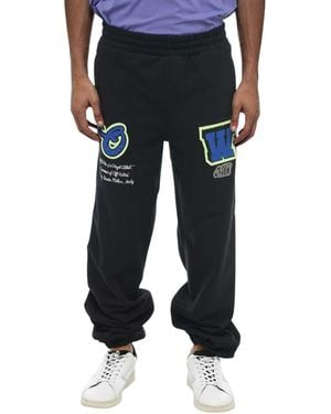 Off-White c/o Virgil Abloh Graphic Print Sweatpants - Black