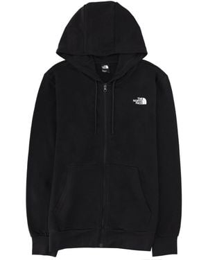 The North Face Logo Hooded Sweatshirt - Black