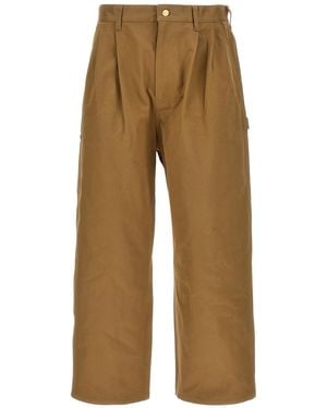 Junya Watanabe Cotton Twill Double Pence Pants - Natural