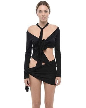 DSquared² Halter Neck Top - Black