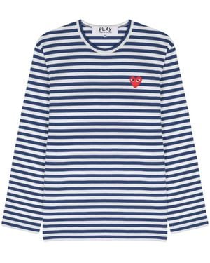 Comme des Garçons Cotton T-Shirt - Blue