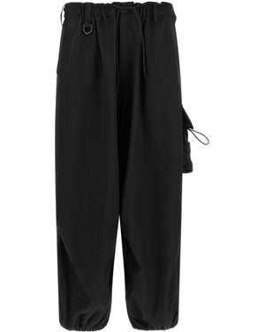 Y-3 Oversized Cargo Pants - Black