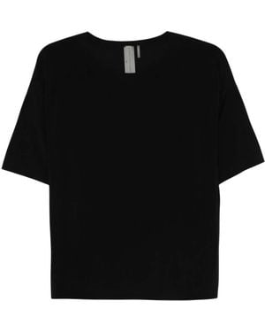 Norma Kamali Crew Neck T-Shirt - Black