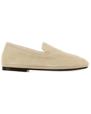 Lemaire Natural Slip On Loafers - White