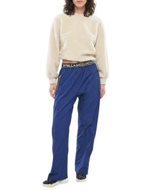 Stella McCartney Relaxed Flat Front Pant - Blue