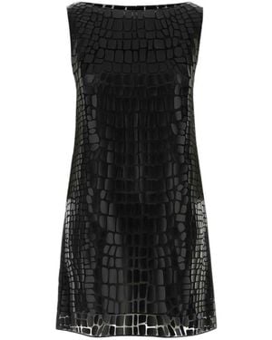 DSquared² Boat Neck Mini Dress - Black