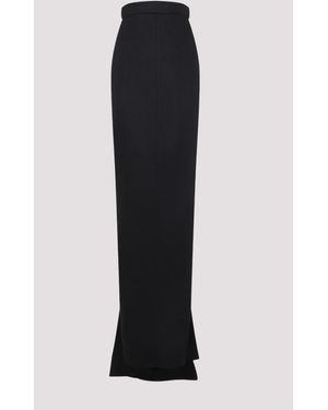 スカート Rick Owens Lido Black Linen Skirt Rick Owens Lido Skirt in Black | Lyst