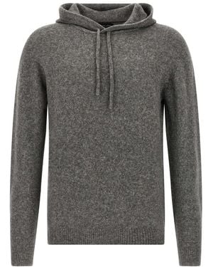Roberto Collina Hooded Sweater - Gray