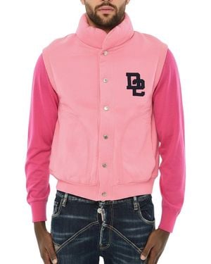 DSquared² Mock Collar Jacket - Pink