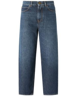 Pinko Relaxed High Rise Jeans - Blue