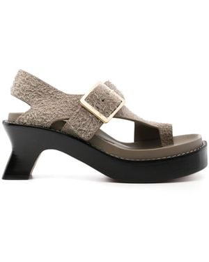 Loewe Slingback Heels - Natural