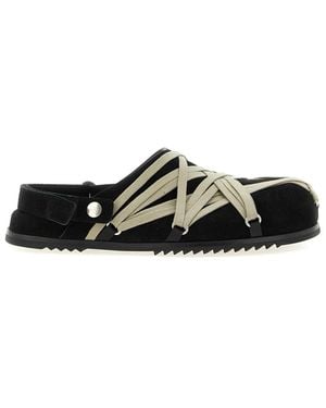 【Rick Owens】レザー サンダル Rick Owens - Rick Owens RHINO WEDGE PLATFORM レザー サンダル