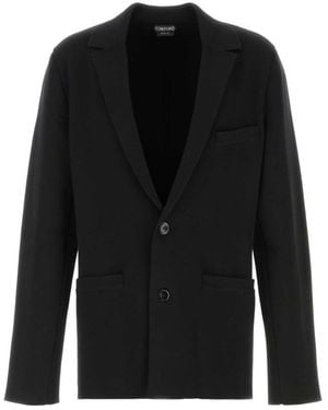 Tom Ford Notched Lapel Blazer - Black