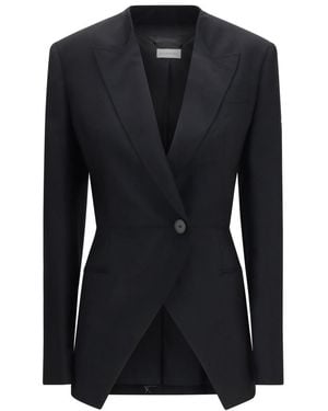 Givenchy Peaked Lapel Blazer - Black