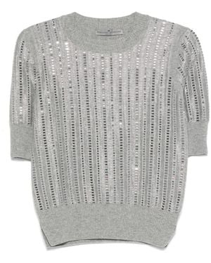 Ermanno Scervino Wool Top - Gray