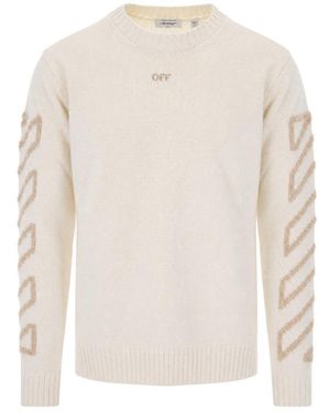 Off-White c/o Virgil Abloh Off Logo Jumper - White