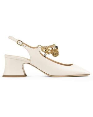 Chloé Embellished Pumps - Natural
