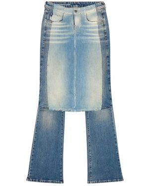 DIESEL Bootcut Mid Rise Jeans - Blue