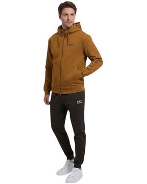 EA7 Logo Tracksuit - Brown