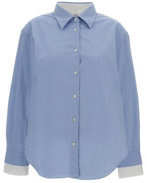 Acne Studios Light Regular Solid Shirt - Blue