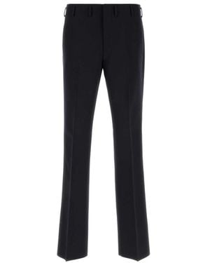 Prada Flat Front Pants - Black