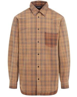 Egonlab Cotton Over Shirt - Brown
