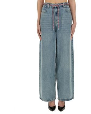 Moschino Wide Fit" Jeans - Blue