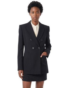 Chloé Peaked Lapel Blazer - Blue