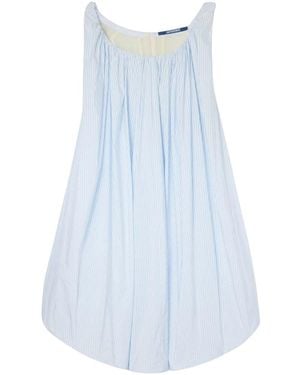 Jacquemus Light Scoop Neck Dress - Blue