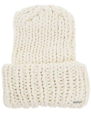 DSquared² Knitted Beanie Cap - White
