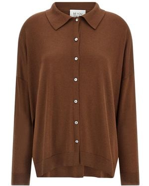Be You Lady17 Cardigan - Brown
